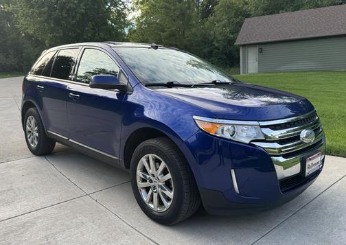 Blue 2013 Ford Edge SEL