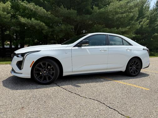 White 2023 Cadillac CT4 Sport