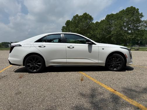 White 2023 Cadillac CT4 Sport