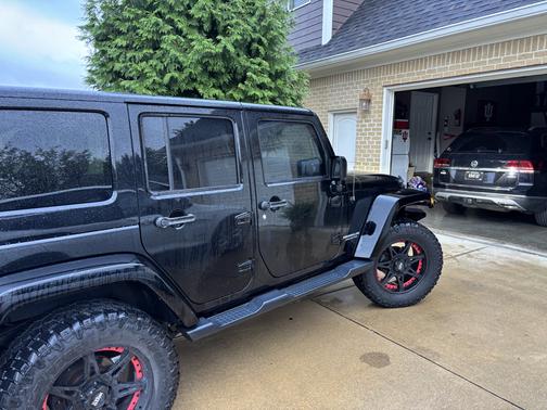 Black 2017 Jeep Wrangler Unlimited Sahara