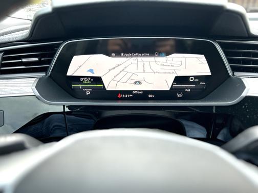 White 2022 Audi e-tron Sportback S line Premium