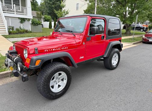 Red 2006 Jeep Wrangler Rubicon