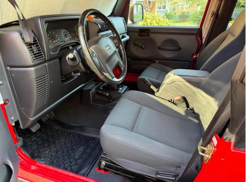 Red 2006 Jeep Wrangler Rubicon