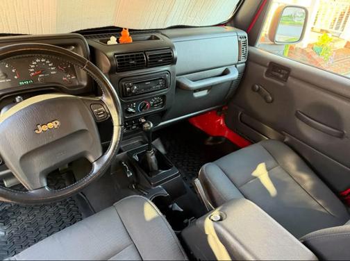 Red 2006 Jeep Wrangler Rubicon