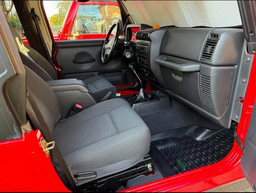 Red 2006 Jeep Wrangler Rubicon