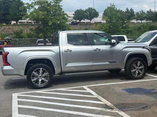 Silver 2024 Toyota Tundra Hybrid Capstone