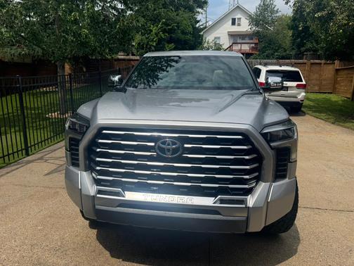 Silver 2024 Toyota Tundra Hybrid Capstone