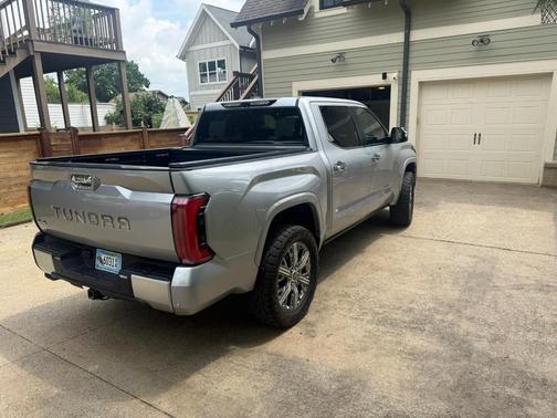 Silver 2024 Toyota Tundra Hybrid Capstone