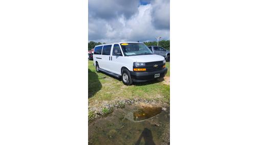White 2023 Chevrolet Express 3500 LS