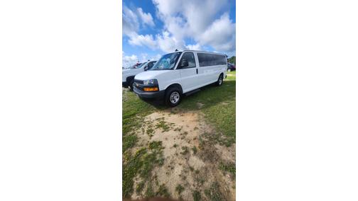White 2023 Chevrolet Express 3500 LS