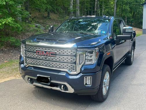 Blue 2022 GMC Sierra 3500 Denali