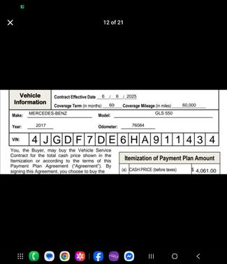 2017 Mercedes-Benz GLS 550 4MATIC