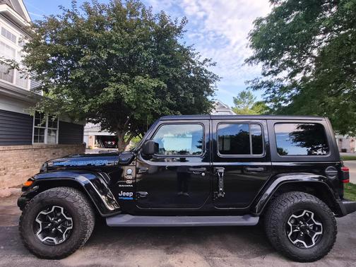 Black 2021 Jeep Wrangler Unlimited 4xe Sahara