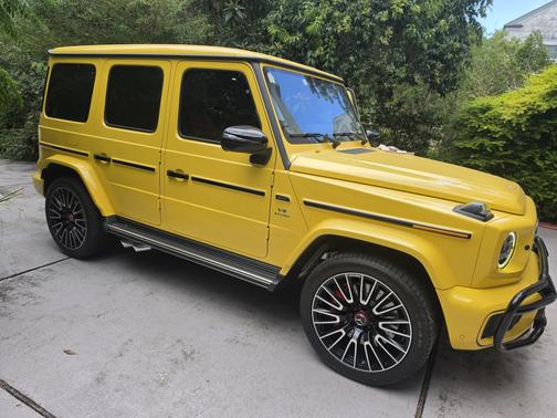 Yellow 2025 Mercedes-Benz AMG G 63 Base