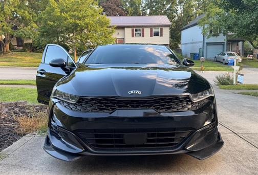 Black 2021 Kia K5 GT-Line