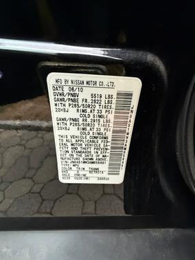 2010 INFINITI FX35 Base