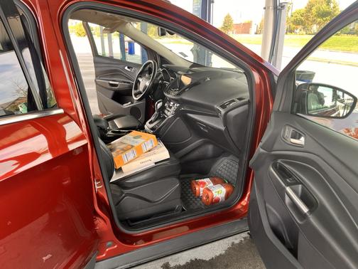 Red 2014 Ford Escape Titanium