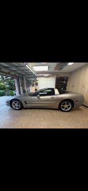 Silver 2001 Chevrolet Corvette Base