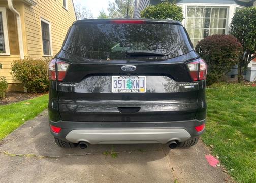 Black 2018 Ford Escape Titanium