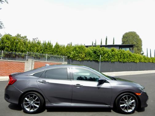 Gray 2021 Honda Civic EX