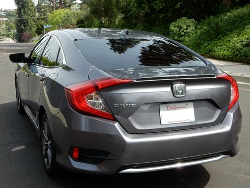 Gray 2021 Honda Civic EX