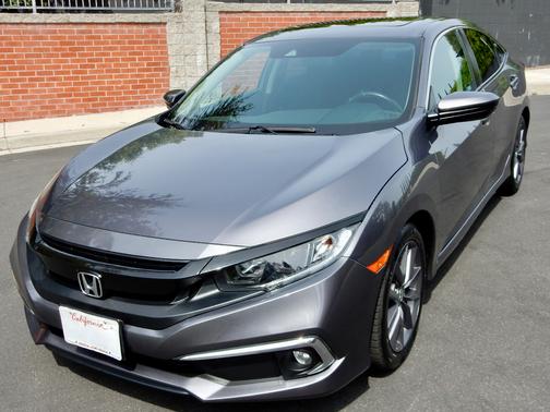 Gray 2021 Honda Civic EX