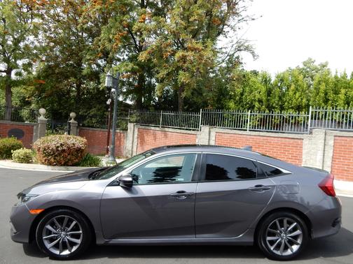Gray 2021 Honda Civic EX