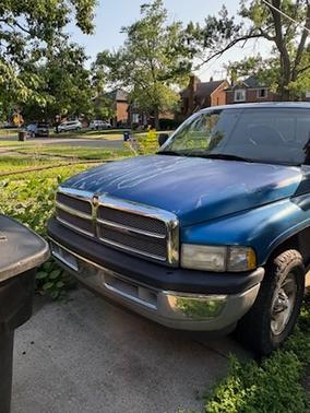 Blue 2001 Dodge Ram 1500 Quad Cab