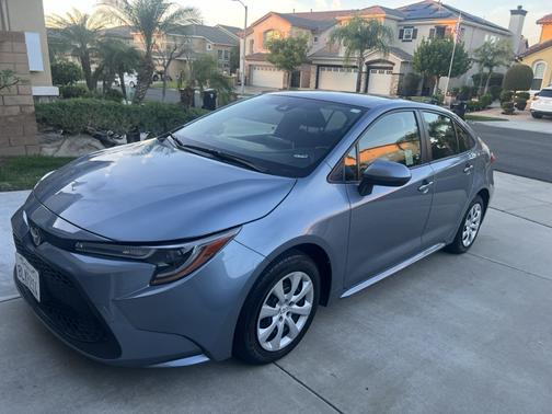 Blue 2020 Toyota Corolla LE