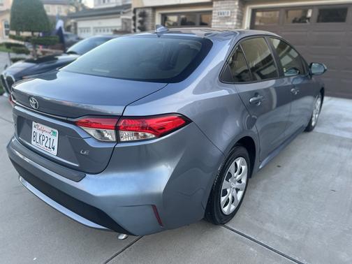 Blue 2020 Toyota Corolla LE