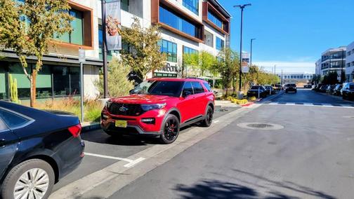 Red 2024 Ford Explorer ST