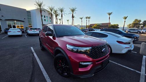 Red 2024 Ford Explorer ST