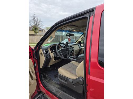 Red 2015 Ford F-250 XLT