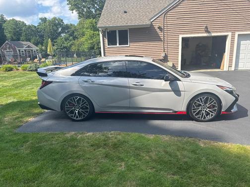 Gray 2022 Hyundai ELANTRA N Base