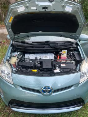 Blue 2015 Toyota Prius Four