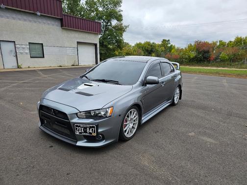 Gray 2014 Mitsubishi Lancer Evolution GSR