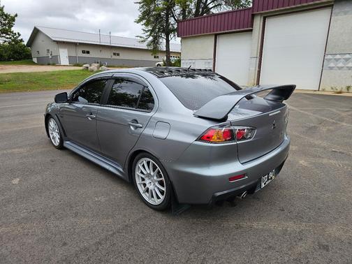 Gray 2014 Mitsubishi Lancer Evolution GSR