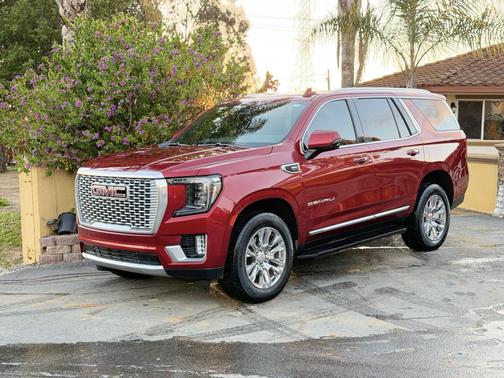 Red 2021 GMC Yukon Denali