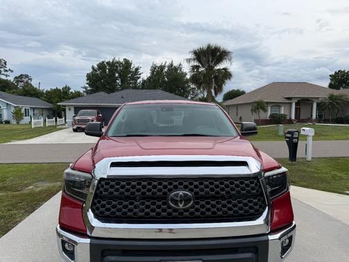 Red 2020 Toyota Tundra SR5
