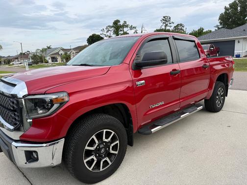 Red 2020 Toyota Tundra SR5
