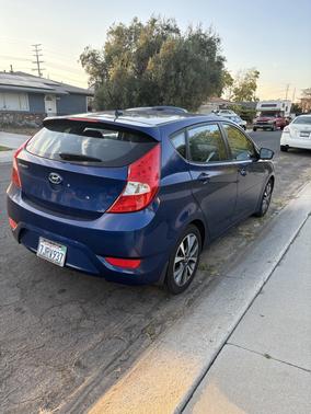 Blue 2015 Hyundai Accent Sport