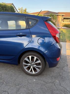 Blue 2015 Hyundai Accent Sport
