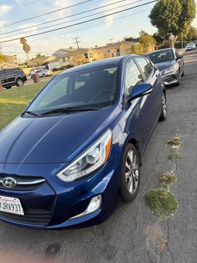 Blue 2015 Hyundai Accent Sport