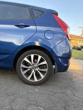 Blue 2015 Hyundai Accent Sport