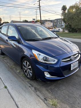 Blue 2015 Hyundai Accent Sport