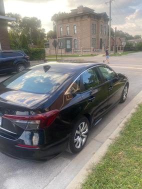 Black 2025 Honda Civic LX