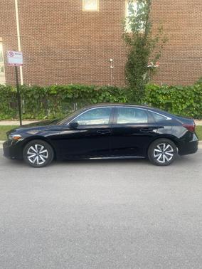 Black 2025 Honda Civic LX