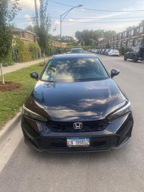 Black 2025 Honda Civic LX