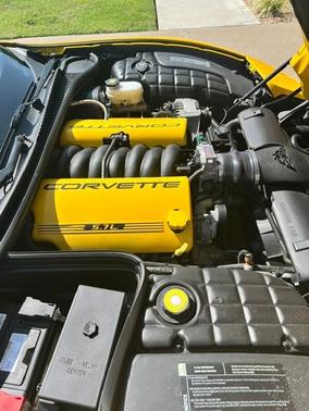 Yellow 2004 Chevrolet Corvette Base