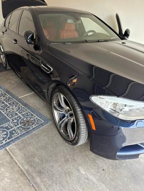 Blue 2013 BMW M5 Base